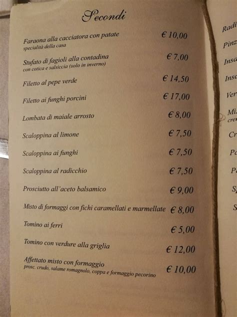 miseria prada menu|Trattoria La Miseria, Prada .